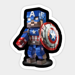 MINECRAFT CAP Sticker